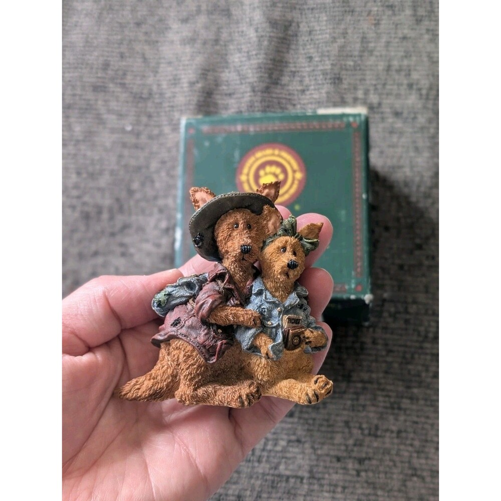 Boyds Bears "Joey and Alice Outback...the Trekkers" #2432 Noah's Ark 90s Cottage